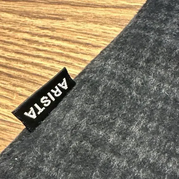 Arista Women’s Equestrian Riding Vest Black Gray Plaid Wool Size M Buckle - Picture 3 of 9